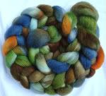 4.1oz Forbidden Forest roving for spinning