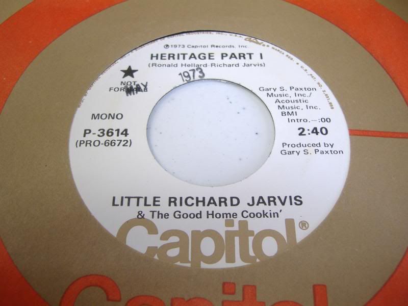 LITTLE RICHARD JARVIS - Heritage Part 1 (same)
