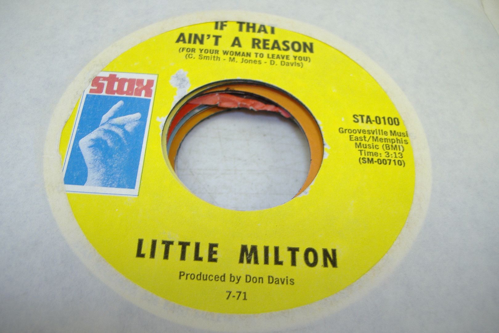 LITTLE MILTON - If That Ain't A Reason (for Your Woman To Leave You) (mr. Mainman (i Don't Want No Letter))