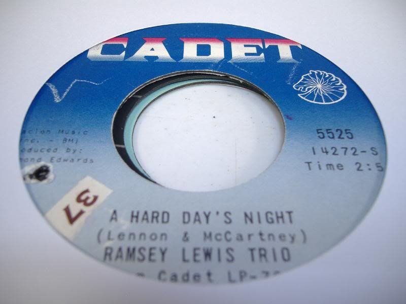 RAMSEYS LEWIS TRIO - A Hard Day's Night (all My Love Belongs To You) Record