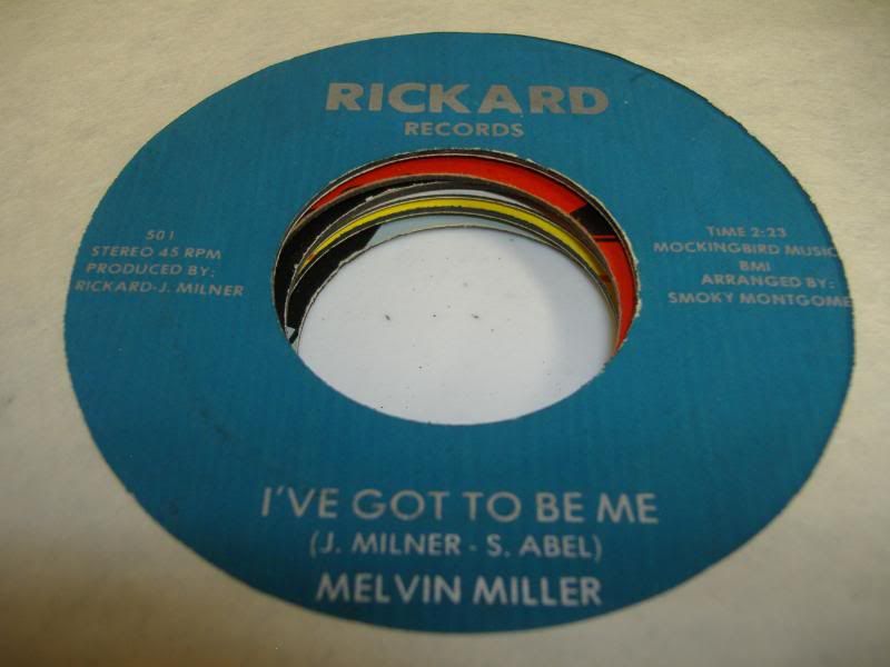 MELVIN MILLER - I've Got To Be Me