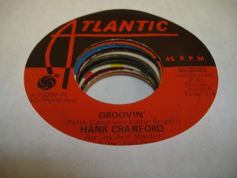 Hank Crawford Groovin 45RPM