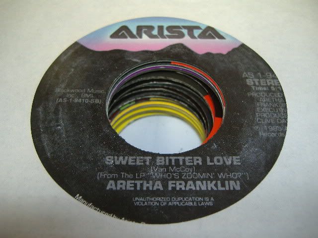 ARETHA FARNKLIN - Sweet Bitter Love (who's Zoomin' Who)
