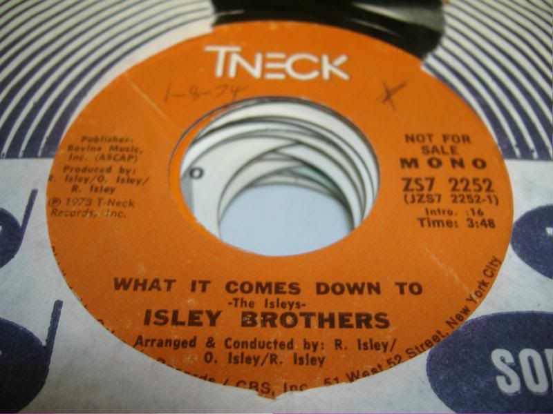 ISLEY BROTHERS - What It Comes Down To (same)