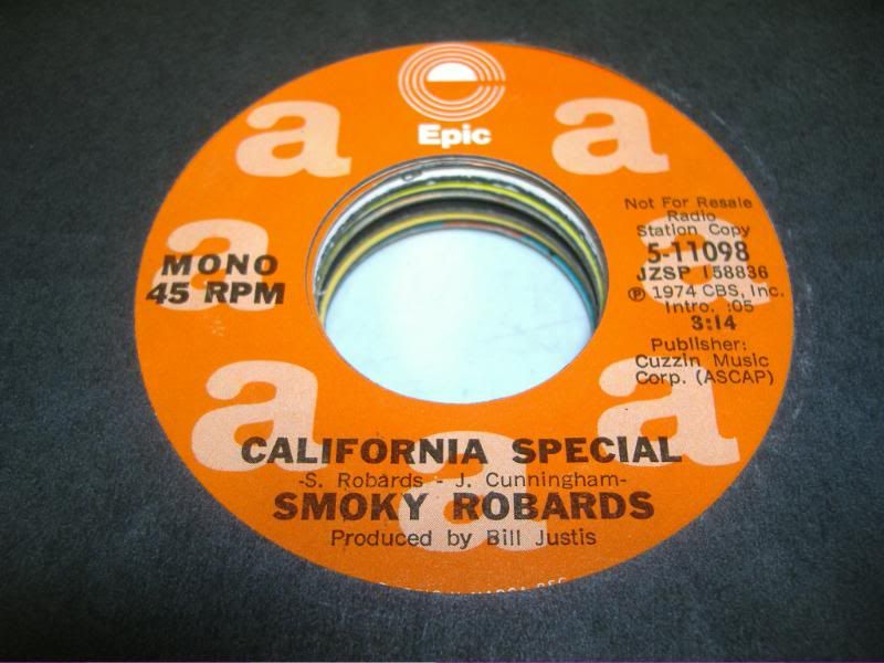 SMOKEY ROBARDS - California Special (same)