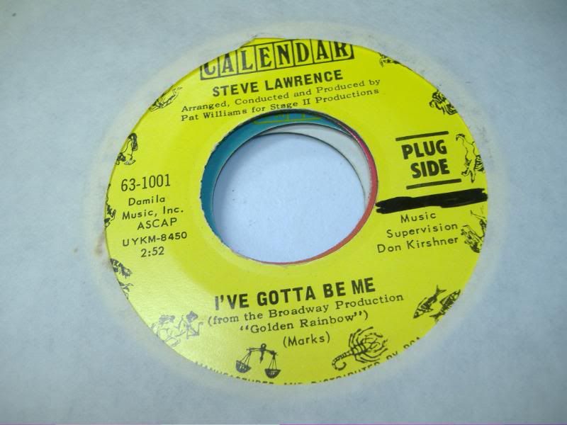 STEVE LAWRENCE - I've Gotta Be Me (life's A Gamble)