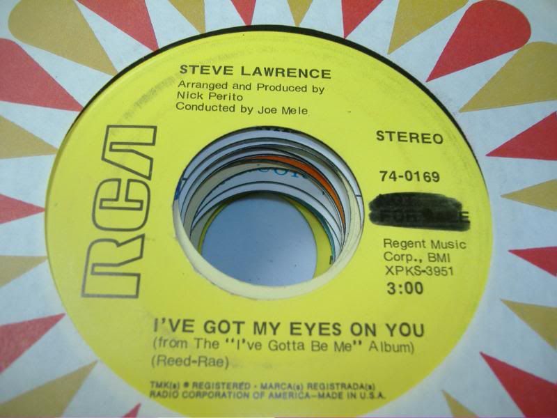 STEVE LAWRENCE - I've Got My Eyes On You (pickin' Up The Pieces)