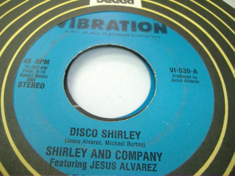 SHIRLEY & COMPANY FEATURING JESUS ALVAREZ - Disco Shirley (keep On Rolling On)