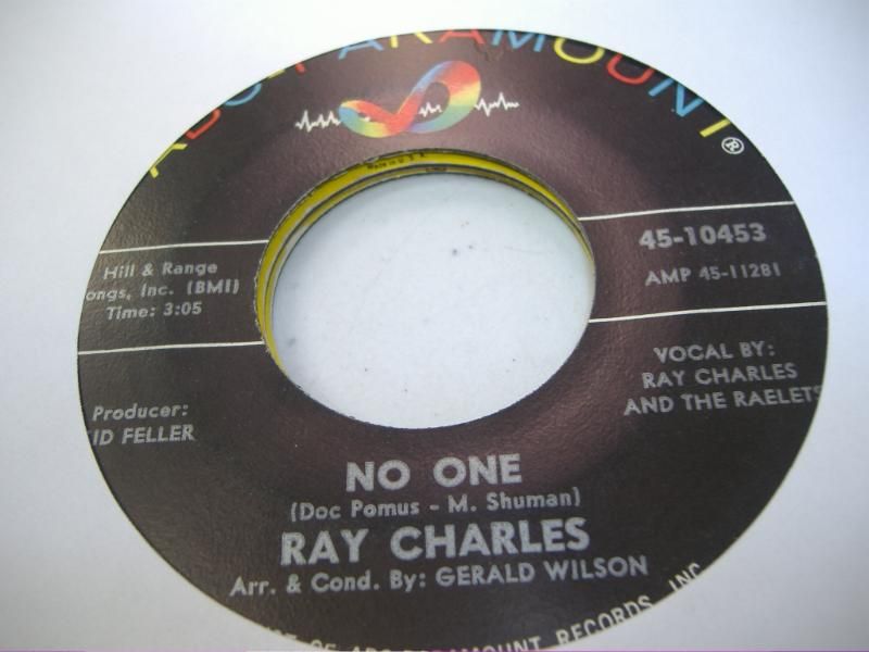 No One (without Love (there Is Nothing)) - RAY CHARLES