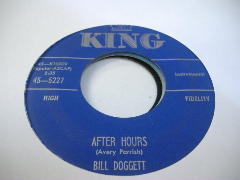 Bill Doggett After Hours 45RPM
