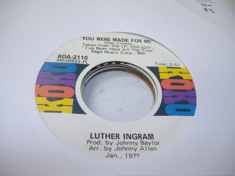 LUTHER INGRAM - You Were Made For Me (missing You)