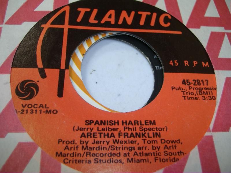 ARETHA FRANKLIN - Spanish Harlem (lean On Me) CD