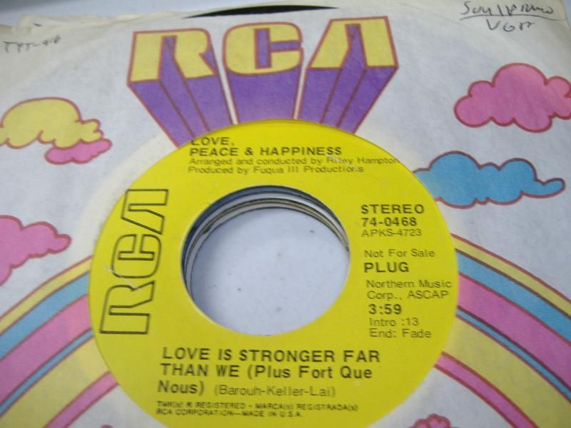 LOVE, PEACE & HAPPINESS - Love Is Stronger Far Than We (plus Fort Que Nous)