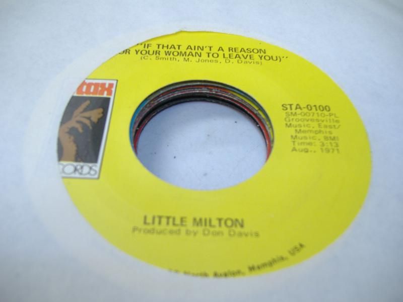 If That Ain't A Reason (for Your Woman To Leave You) (mr. Mailman (i Don't Want No Letter)) - LITTLE MILTON