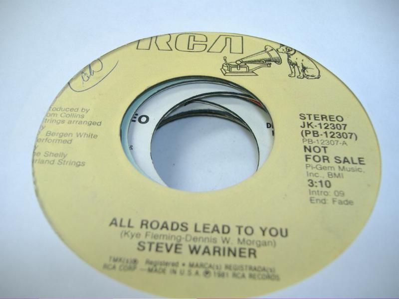 STEVE WARINER - All Roads Lead To You (same)