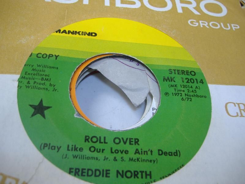 FREDDIE NORTH - Roll Over (play Like Our Love Ain't Dead) (are You Thinking Of Him (when You're Loving Me))