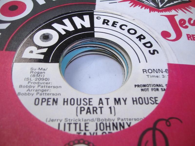 Open House At My House (part 1) ((part 2)) - LITTLE JOHNNY TAYLOR