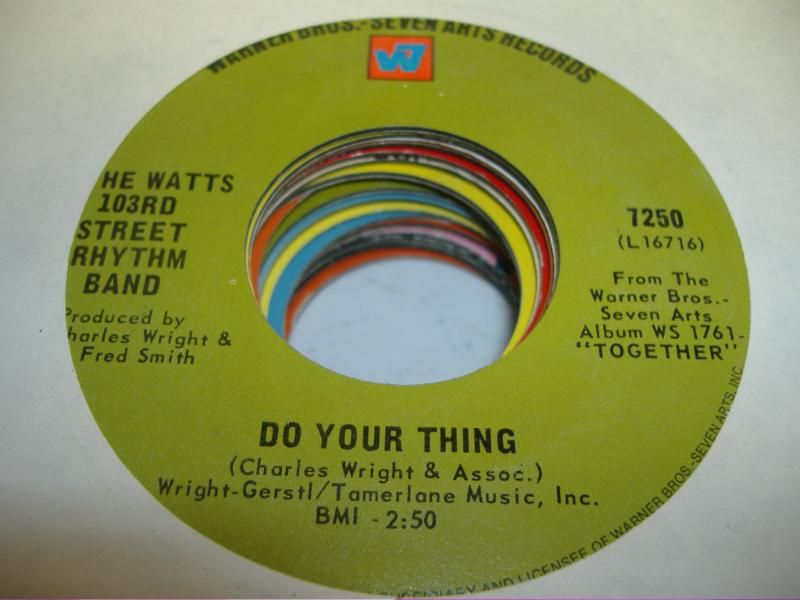 WATTS 103RD STREET RHYTHM BAND - Do Your Thing (a Dance,a Kiss A Song)