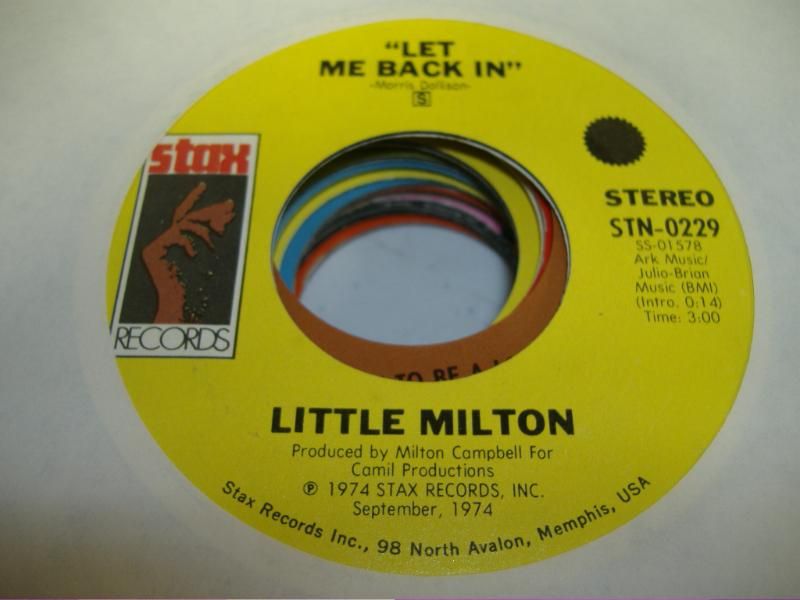 LITTLE MILTON - Let Me Back In