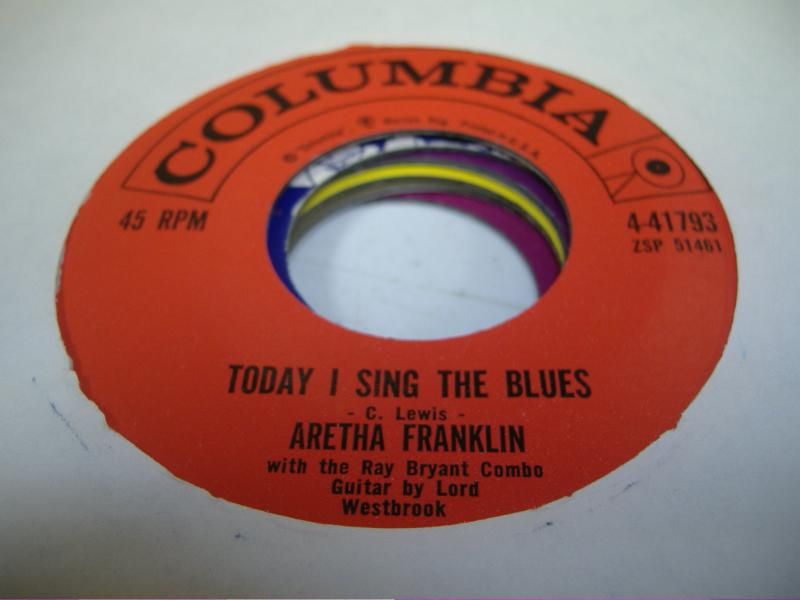 ARETHA FRANKLIN - Today I Sing The Blues LP