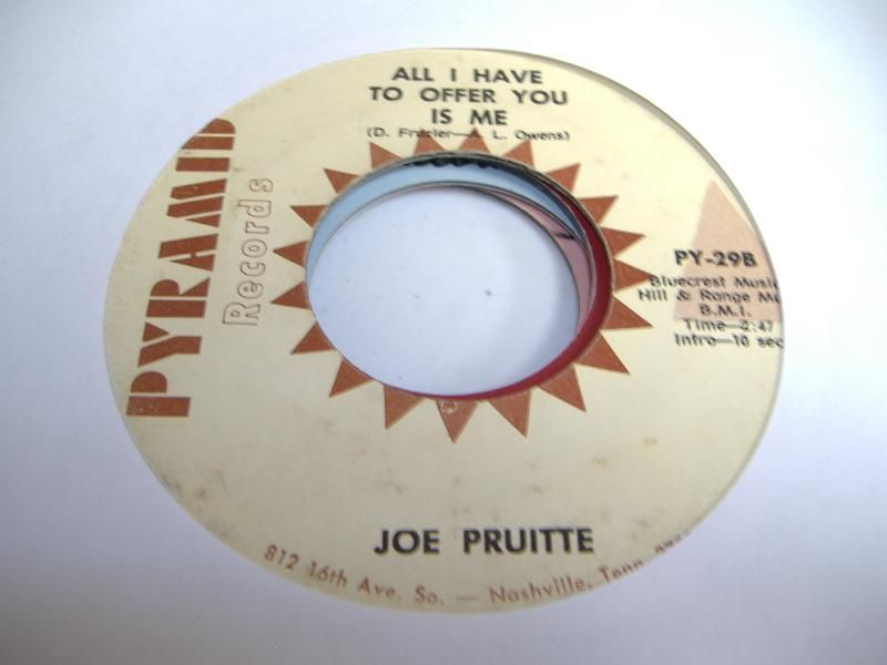 JOE PRUITTE - All I Have To Offer You Is Me (heaven On My Mind)