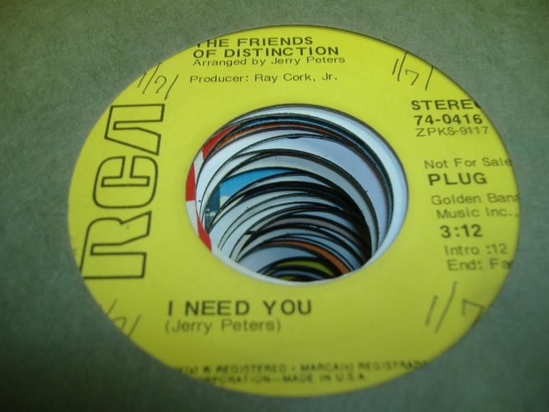 I Need You (check It Out) - FRIENDS OF DISTINCTION