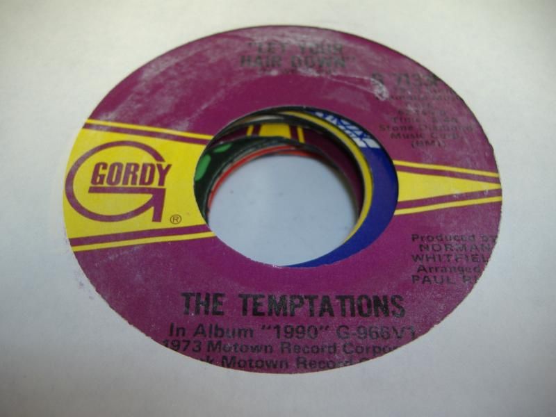 TEMPTATIONS - Let Your Hair Down (ain't No Justice)