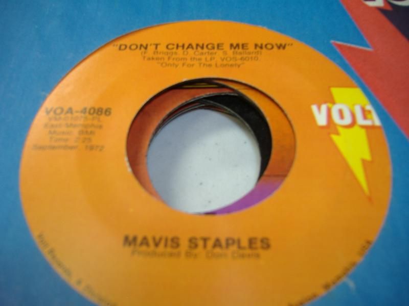 MAVIS STAPLES - Don't Change Me Now (endlessly) Record