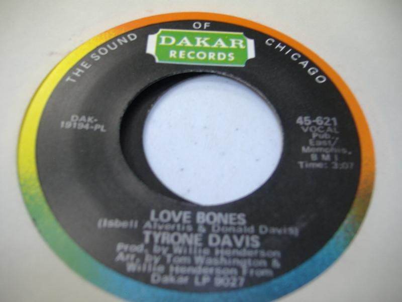Love Bones (let Me Back In) - TYRONE DAVIS