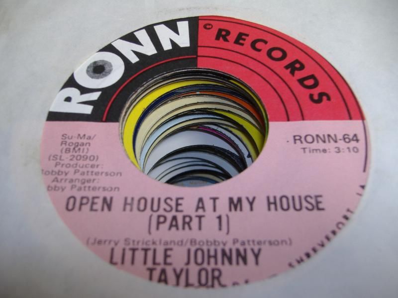 LITTLE JOHNNY TAYLOR - Open House At My House (part 1) (open House At My House (part 2))