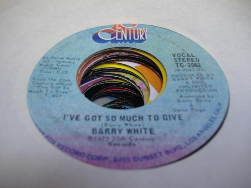 BARRY WHITE - I've Got So Much To Give (vocal) (i've Got So Much To Give (inst.))