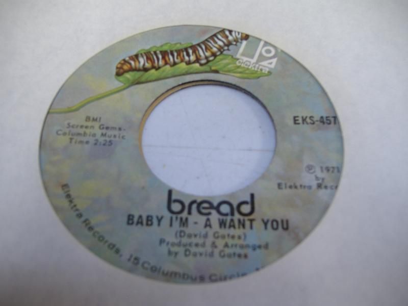 Baby I'm A Want You/everything I Own - BREAD
