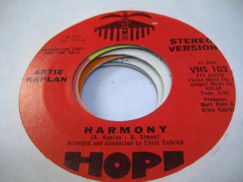 Harmony - ARTIE KAPLAN