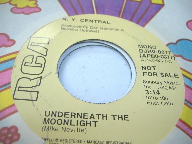 N. Y. Central Underneath+The+Moonlight 45RPM