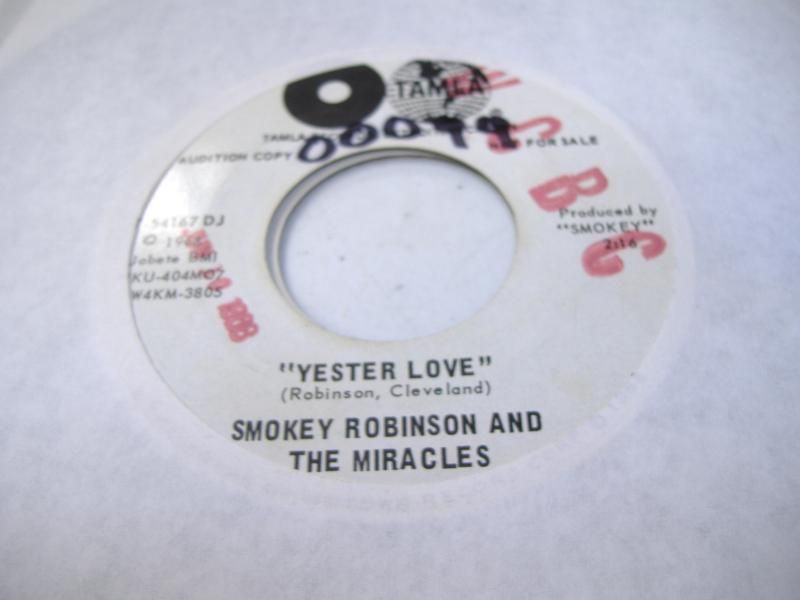SMOKEY ROBINSON & THE MIRACLES - Yester Love (same)