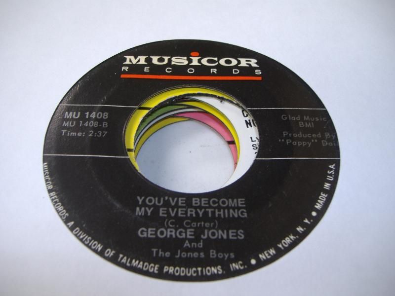 GEORGE JONES & THE JONES BOYS - You've Become My Everything (tell Me My Lying Eyes Are Wrong)