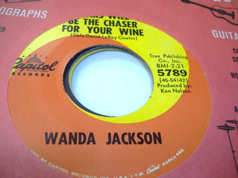 Wanda Jackson Tears Will Be The Chaser For Your Wine Records Lps Vinyl And Cds Musicstack 