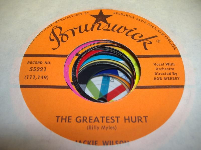 JACKIE WILSON - The Greatest Hurt (there'll Be No Next Time)