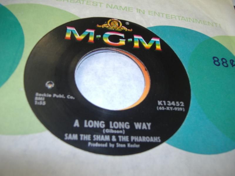Sam The Sham And The Pharoahs A+Long+Long+Way 45RPM