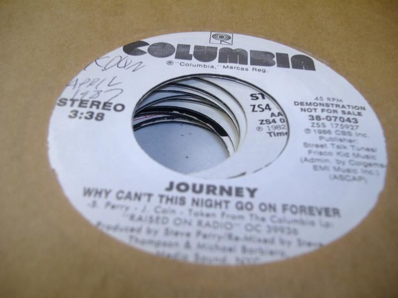 JOURNEY - Why Can't This Night Go On Forever (same)