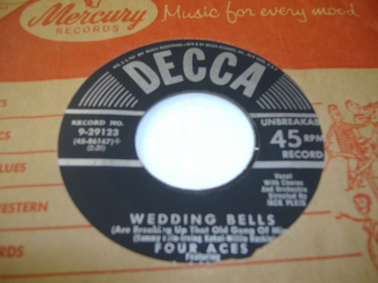 FOUR ACES - Wedding Bells (three Coins In The Fountain)