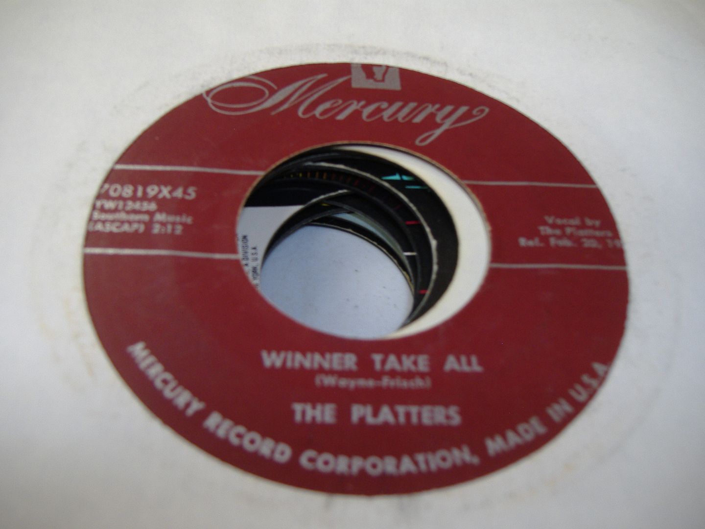 PLATTERS - Winner Take All ((you're Got) The Magic Touch)