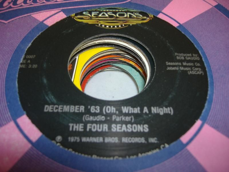 FOUR SEASONS - Decemeber '63 (oh What A Night) (who Love You)