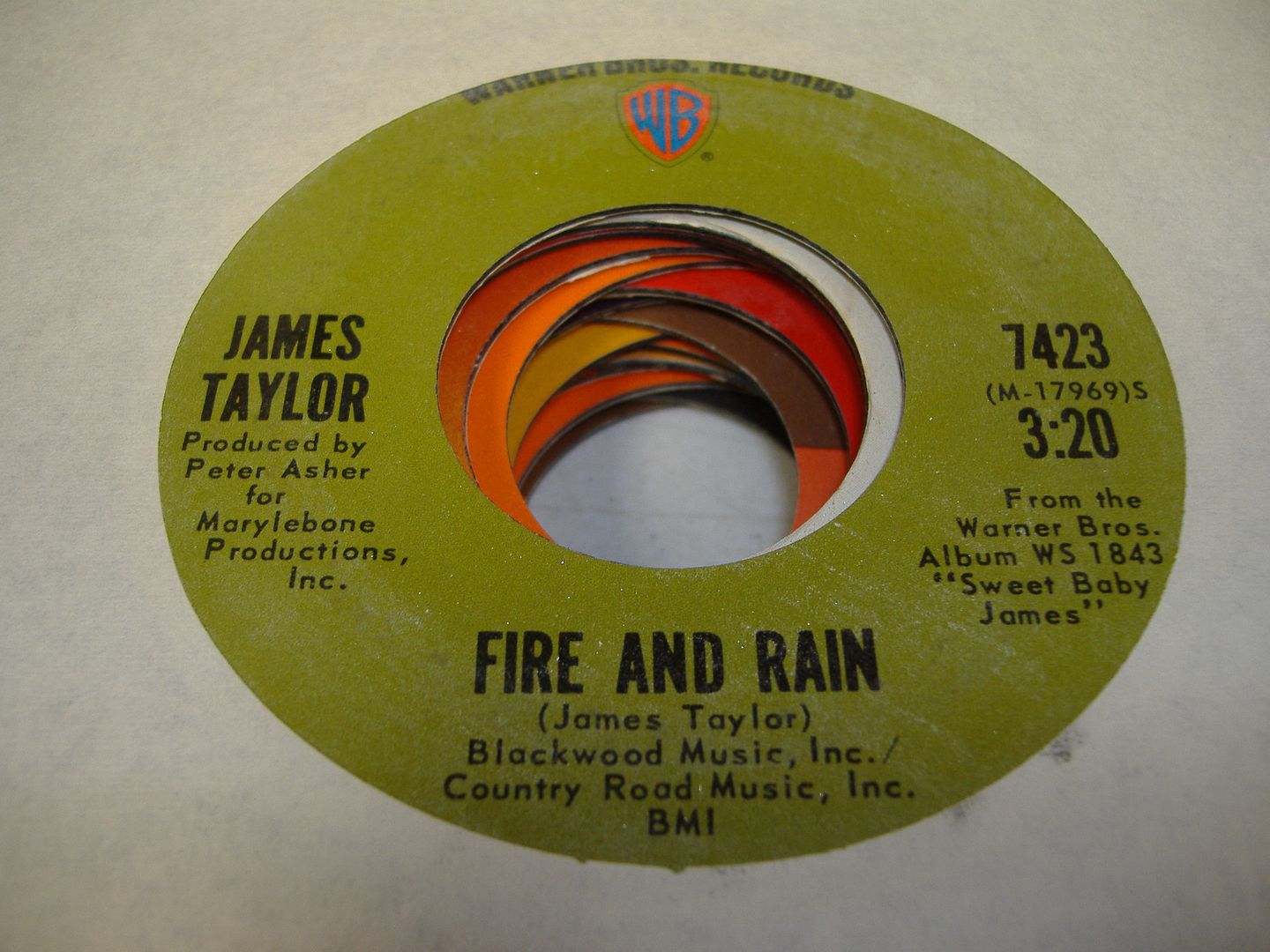 JAMES TAYLOR - Fire And Rain (anywhere Like Heaven)