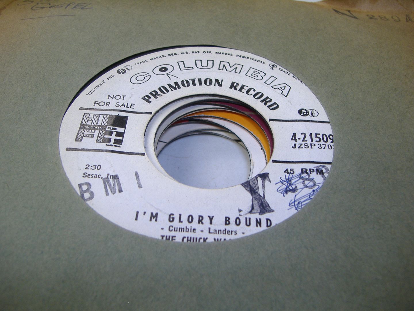 CHUCK WAGON GANG - I'm Glory Bound (i've Been With Jesus)