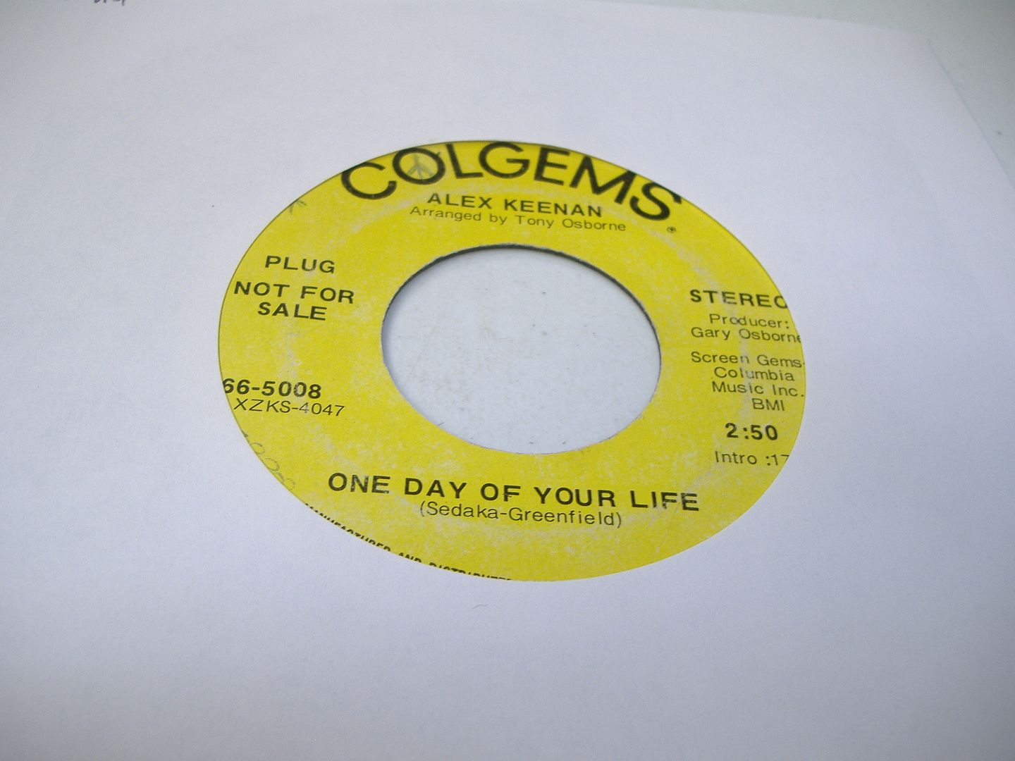 ALEX KEENAN - One Day Of Your Life (the Power Of Your Mind)