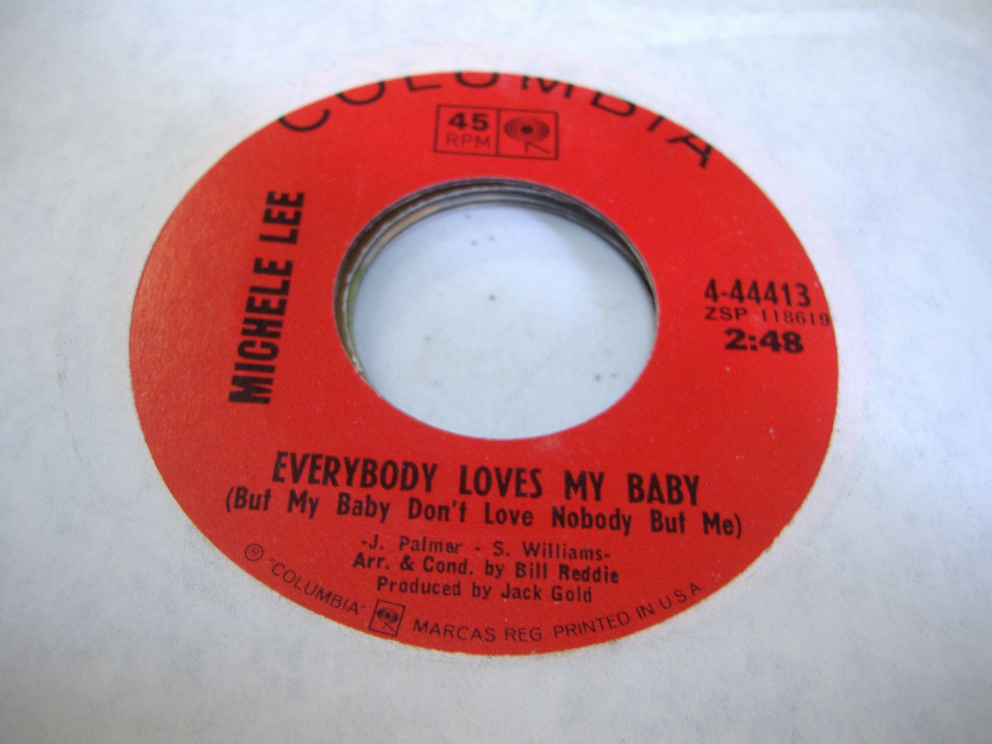 MICHELE LEE - Everybody Loves My Baby (but My Baby Don't Love Nobody But Me) (l. David Sloane)