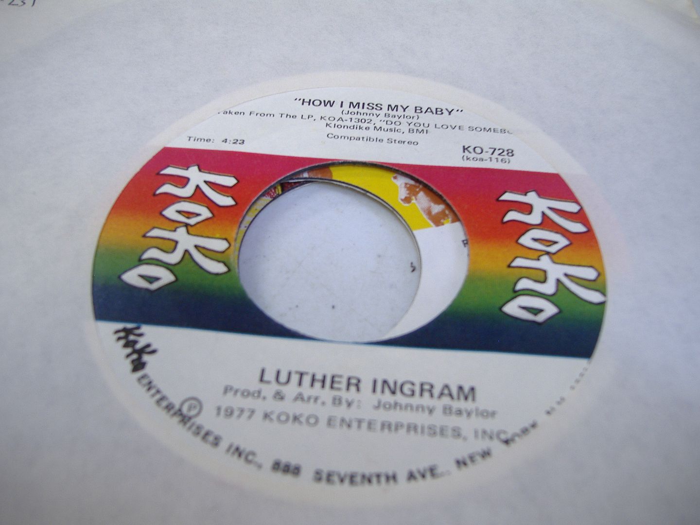 LUTHER INGRAM - How I Miss My Baby (do You Love Somebody)