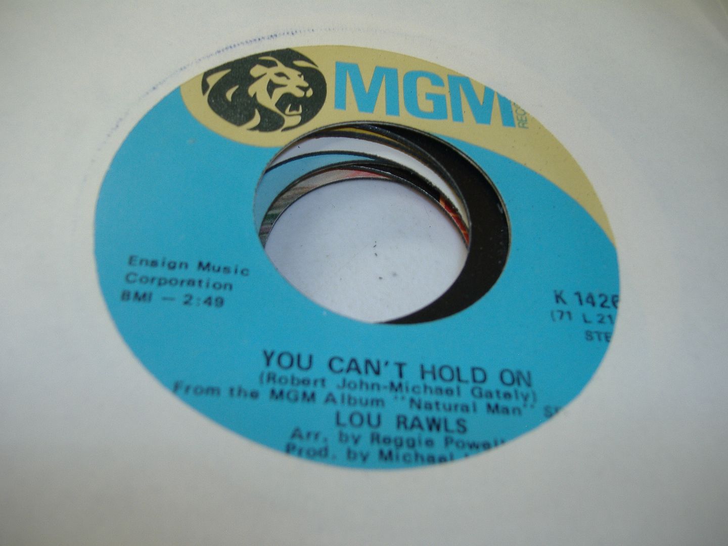 LOU RAWL - You Can't Hold On (a Natural Man)