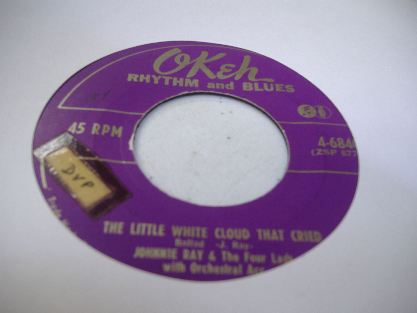 JOHNNIE RAY & THE FOUR LADS WITH ORCHESTRAL AC - The Little White Cloud That Cried (cry)